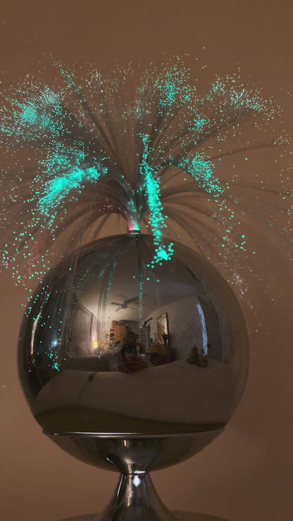 Vintage Fantasia Fiber Optic Rotating Lamp